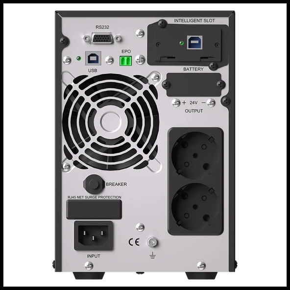 Tescom Neoline 1000, 1 Kva Online 1f/1f Ups,  (900040313) (2x7a Akü) - Resim 4