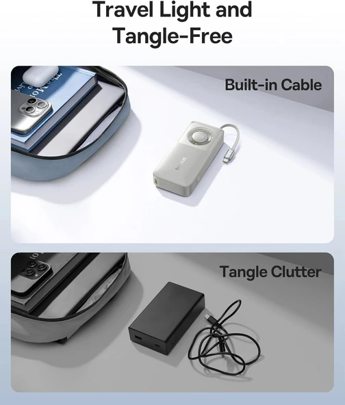 Baseus Free2pull 30w 10.000mah Powerbank - Grey - 5