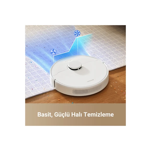 Dreame D10 Plus Gen 2 Robot Süpürge Beyaz - Resim 8