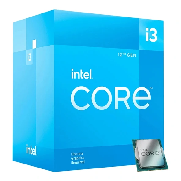 Intel Core İ3-12100f 3.30ghz 12mb 1700p 12. Nesıl ürün görseli 1