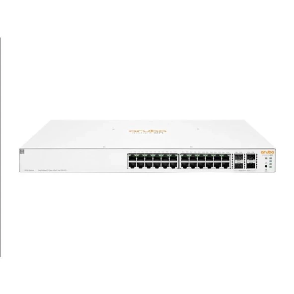 Hpe Aruba Ion 1930 Jl683b 24 Port Gıgabıt+4x10gb Sfp+ Uplınk Yönetilebilir 195w Poe Rackmount Swıtch ürün görseli
