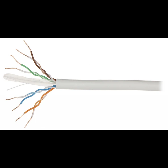 Dahua Dh-pfm920ı-6un-c, Cat6 305m, 24awg 0.53mm, Utp, %100 Bakır, Pvc, Kablo, Beyaz Renk - Resim 2