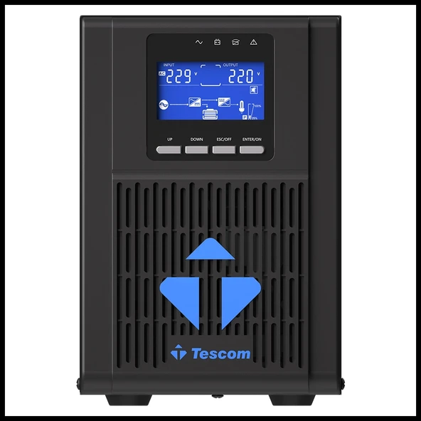 Tescom Neoline 1000, 1 Kva Online 1f/1f Ups,  (900040313) (2x7a Akü) ürün görseli