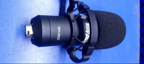 Lastvoice Bm800 Live Platinium Set Efektli Ses Kartı Mikrofon Stand Kayıt Canlı Yayın Seti 2.EL ÇOK TEMİZ - Resim 2