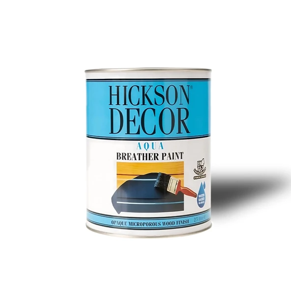 Hickson Decor Aqua Breather Paint Nefes Alan Polar White Beyaz Yarı Mat 1 Lt ürün görseli 1