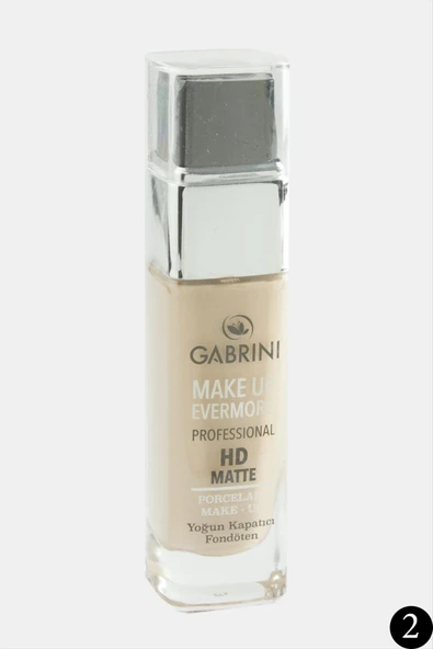 Gabrini HD Matte Şişe Fondöten - Resim 2