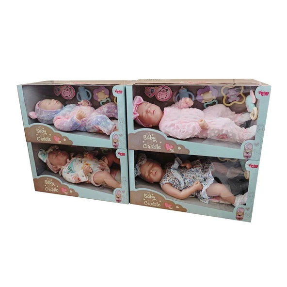 KNG-901-3 5 -02 1 4 KUT 43 CM GERÇEKCİ BEBEK VE ürün görseli