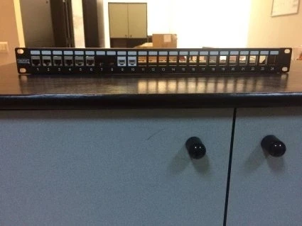 Digitus Dn-91411 24'lü 1u Siyah Boş Patch Panel - Resim 3