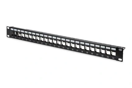 Digitus Dn-91411 24'lü 1u Siyah Boş Patch Panel ürün görseli 1