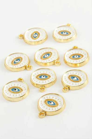 Göz Tek Kulp Mineli Bileklik ve Kolye Ucu Aparatı 1 Adet - Resim 8