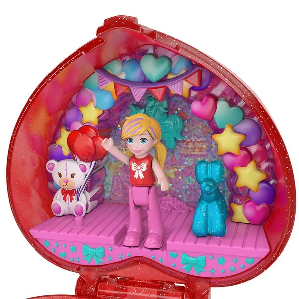 JGK21 Polly Pocket Mattel 80. Yıl Yüzük Kutusu - Resim 3