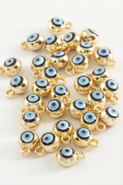 Nazar Tek Kulplu Mineli Bileklik ve Kolye Ucu Aparatı 1 Adet - Resim 4