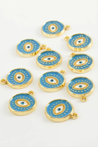 Göz Tek Kulp Mineli Bileklik ve Kolye Ucu Aparatı 1 Adet - Resim 3