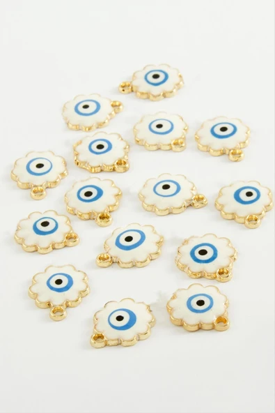 Çiçek Nazar Tek Kulplu Mineli Bileklik ve Kolye Ucu Aparatı 1 Adet - Resim 2