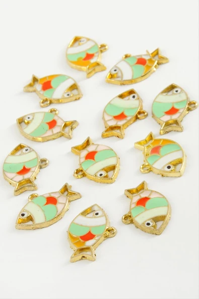 Balık Tek Kulp Mineli Bileklik ve Kolye Ucu Aparatı 1 Adet ürün görseli