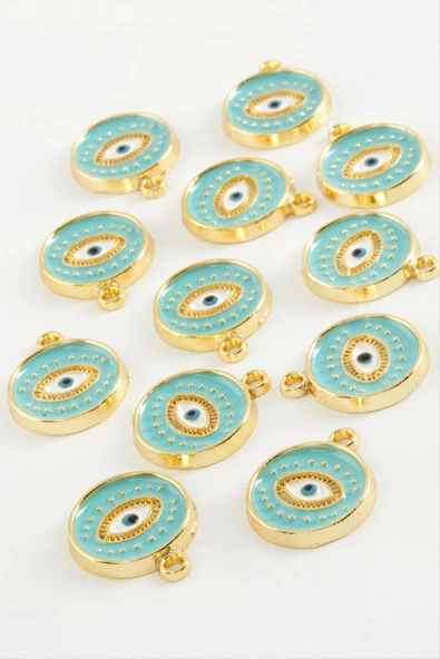 Göz Tek Kulp Mineli Bileklik ve Kolye Ucu Aparatı 1 Adet - Resim 9