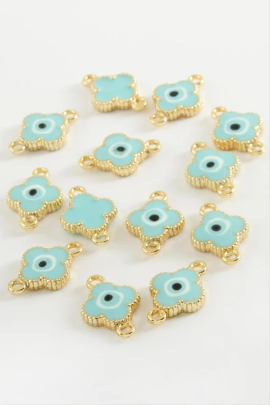 Çiçek Çift Kulplu Mineli Bileklik ve Kolye Ucu Aparatı 1 Adet ürün görseli