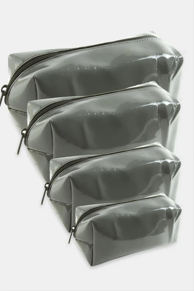 4 Adet El Tutmalı Makyaj Çantası ürün görseli