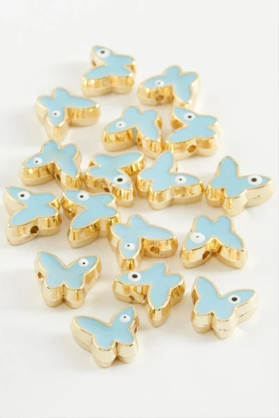 Kelebek Mineli Bileklik ve Kolye Ucu Aparatı 1 Adet - Resim 2