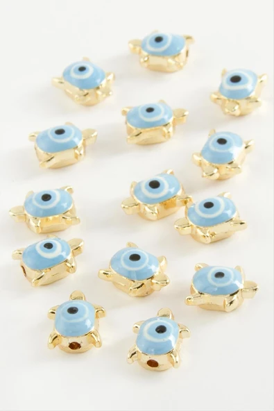 Kaplumbağa Mineli Bileklik ve Kolye Ucu Aparatı 1 Adet - Resim 5