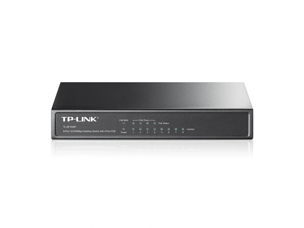 Tp Festa Tl-sf1008p 66w 8fe Poe Switch,4'ü Poe ürün görseli