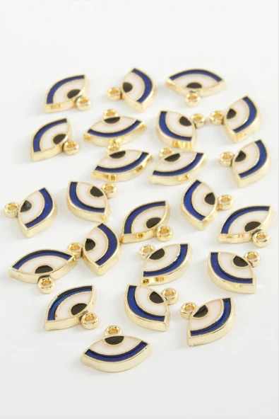 Göz Tek Kulplu Mineli Bileklik ve Kolye Ucu Aparatı 1 Adet - Resim 3