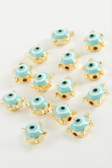 Kaplumbağa Mineli Bileklik ve Kolye Ucu Aparatı 1 Adet - Resim 3