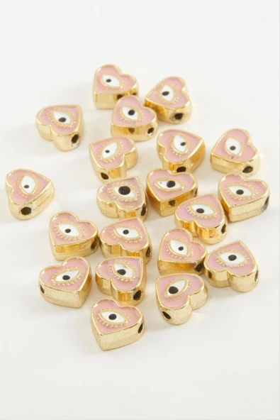 Kalp Göz Mineli Bileklik ve Kolye Ucu Aparatı 1 Adet - Resim 8