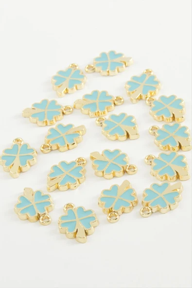 Yonca Tek Kulplu Mineli Bileklik ve Kolye Ucu Aparatı 1 Adet - Resim 2