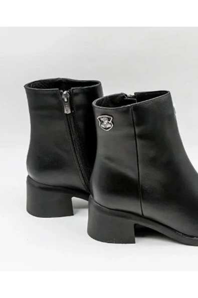 VENÜS 2551402K TOPUKLU KADIN DERİ AYAKKABI - Resim 3