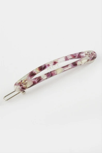 Oval Taşlı Klipsli Toka - Resim 9