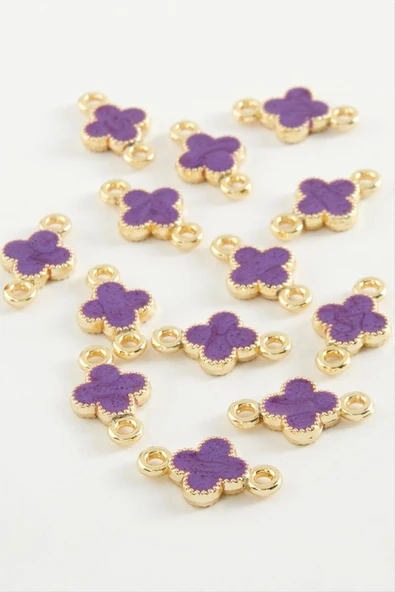 Çiçek Çift Kulplu Mineli Bileklik ve Kolye Ucu Aparatı 1 Adet ürün görseli