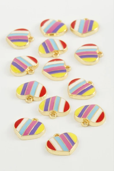 Kalp Tek Kulplu Mineli Bileklik ve Kolye Ucu Aparatı 1 Adet ürün görseli