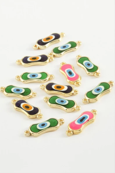 Nazar Çift Kulplu Bileklik ve Kolye Ucu Aparatı 1 Adet - Resim 2