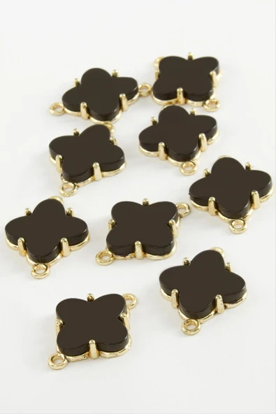 Çiçek Tek Kulp Polyester Bileklik ve Kolye Ucu Aparatı 1 Adet - Resim 4