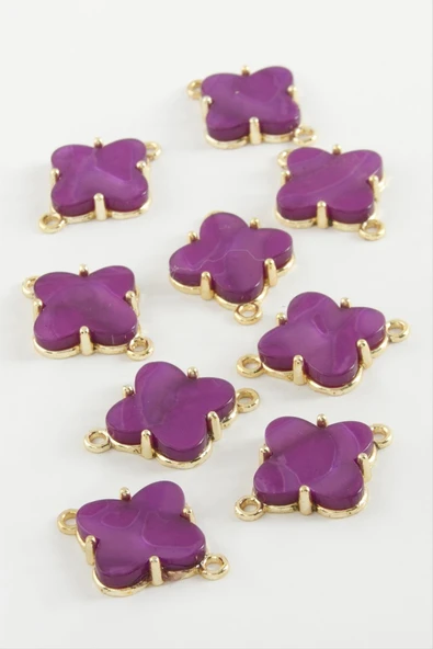 Çiçek Tek Kulp Polyester Bileklik ve Kolye Ucu Aparatı 1 Adet ürün görseli