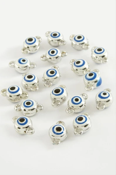 Nazar Çift Kulplu Mineli Bileklik ve Kolye Ucu Aparatı 1 Adet ürün görseli