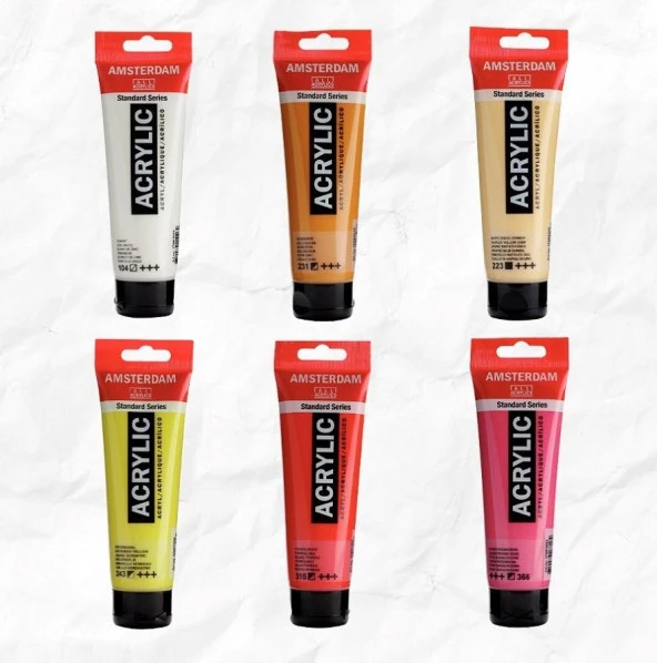 Amsterdam Akrilik Boya 120ml 6'LI SET