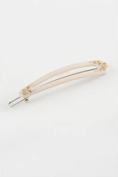 Oval Taşlı Klipsli Toka - Resim 2