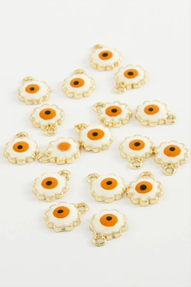 Çiçek Nazar Tek Kulplu Mineli Bileklik ve Kolye Ucu Aparatı 1 Adet - Resim 3