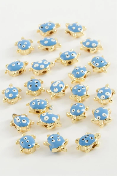 Kaplumbağa Mineli Bileklik ve Kolye Ucu Aparatı 1 Adet - Resim 3