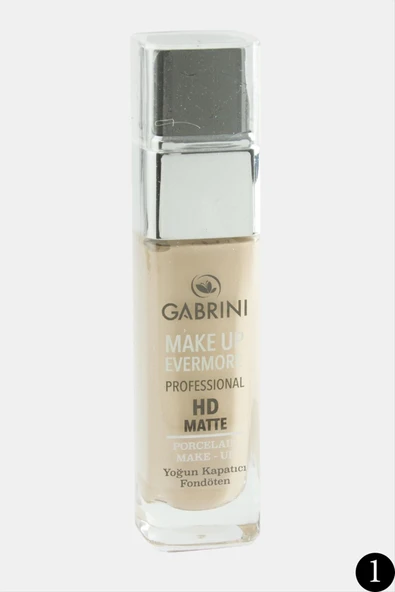 Gabrini HD Matte Şişe Fondöten - Resim 5