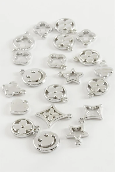 Karışık Tek Kulplu Metal Bileklik ve Kolye Ucu Aparatı 1 Adet ürün görseli