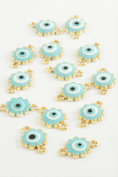 Çiçek Çift Kulplu Mineli Bileklik ve Kolye Ucu Aparatı 1 Adet ürün görseli