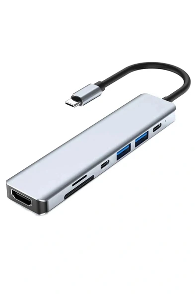 Daytona Hc13c 7'li Usb Type-c Docking Station ürün görseli 1
