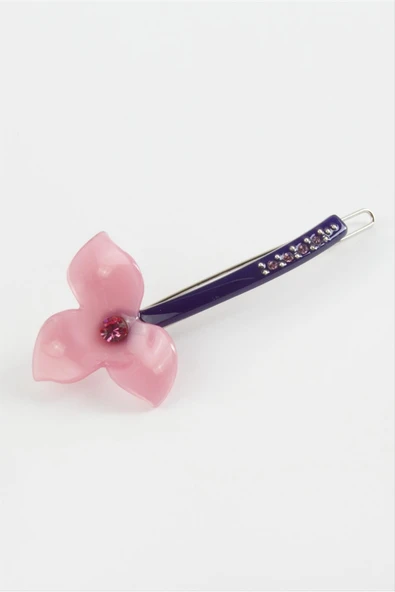 Orkide Çiçek Klipsli Toka - Resim 3