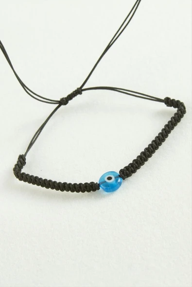 Nazar Boncuk Makrome İp Bileklik - Resim 2