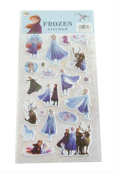 Firozen Kabartmalı Sticker ürün görseli 1