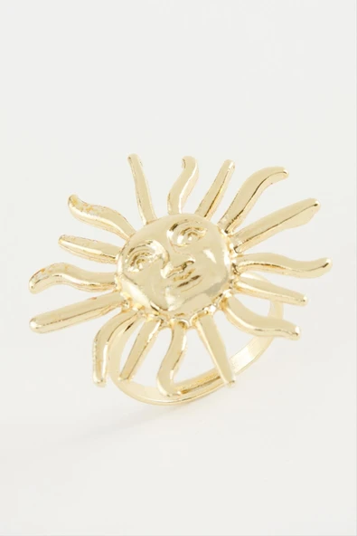 Güneş Metal Yüzük - Resim 3