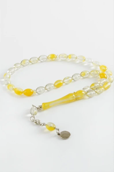 Zeytin Şekilli Plastik Tesbih 8*11 mm - Resim 3